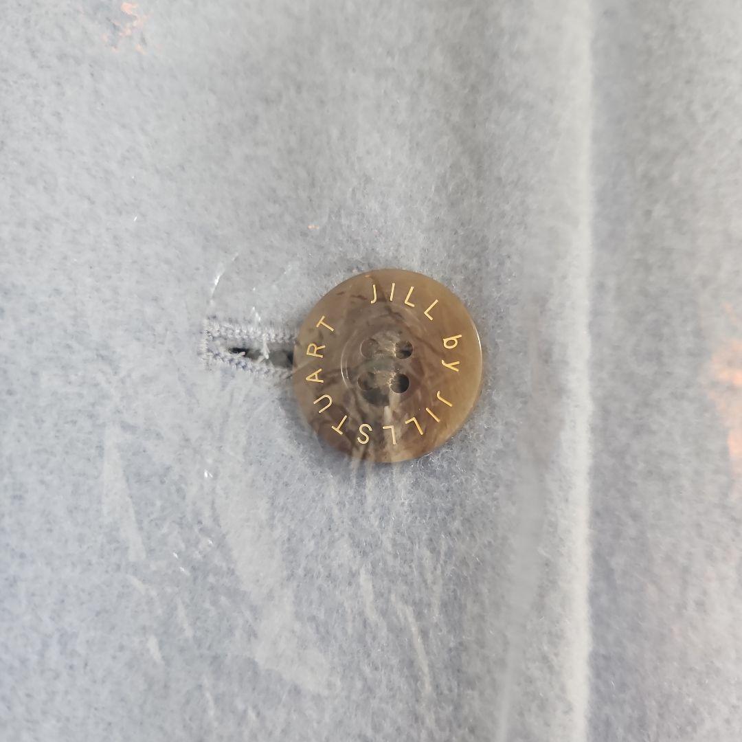 ジルバイジルスチュアート　ライトモッサチェスターコート　サックスブルー