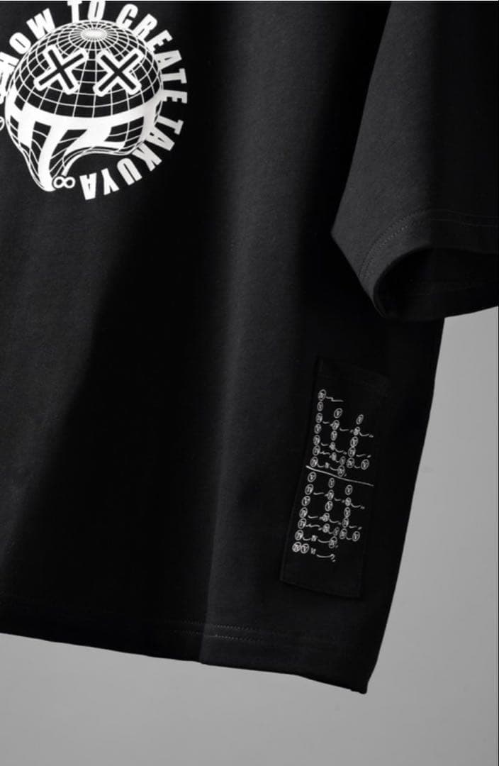 TAKUYA∞の創り方　ハーモニカ クロップドTシャツ/ブラック