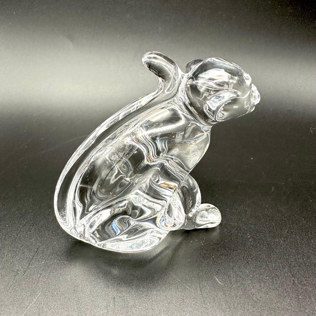 Baccarat バカラ 干支 申 猿 クリスタル置物