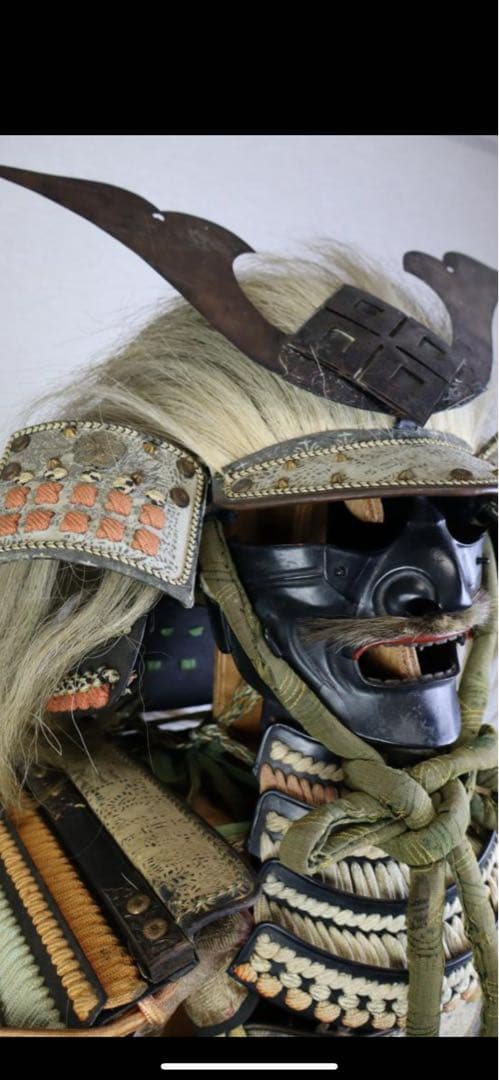 日本の武士の鎧 戦国武将武田信玄 等身大　甲冑展示台付き　みーこ