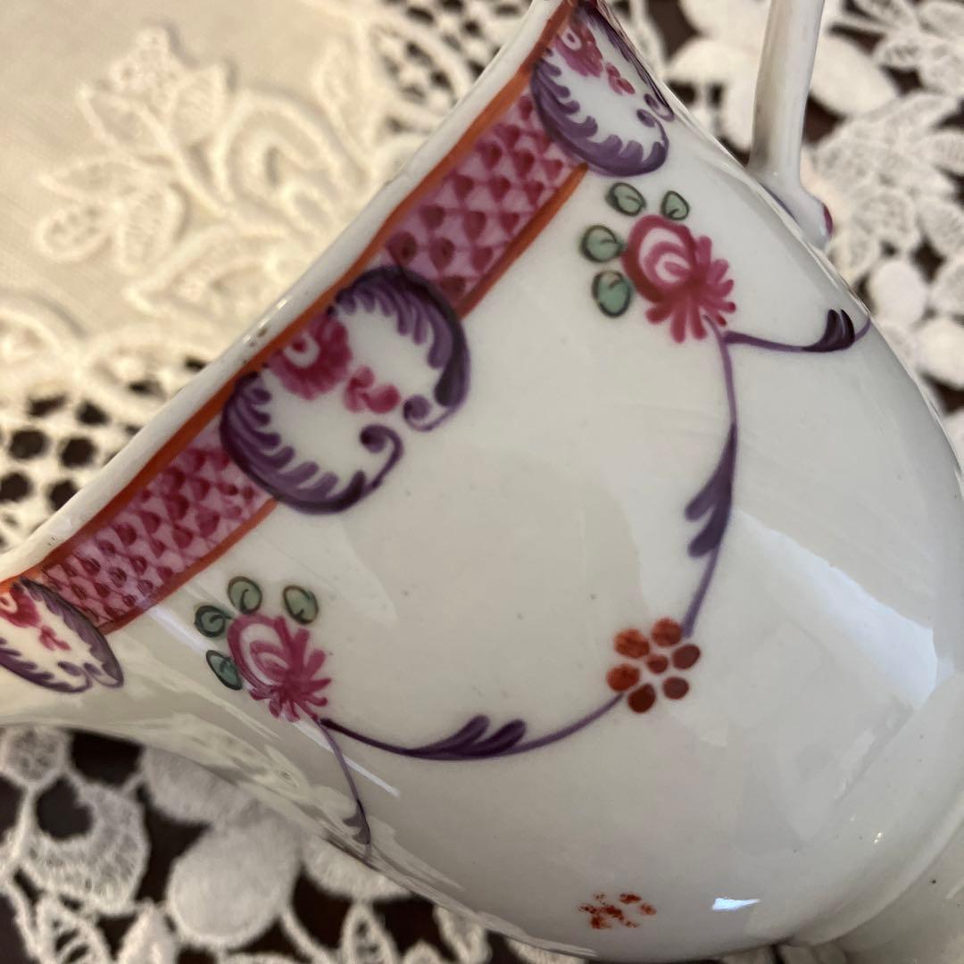 英国アンティーク　ニューホール　1790年頃ミルクピッチャー