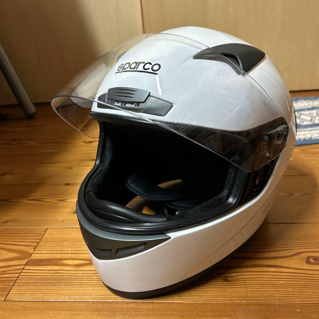 sparco フルフェイスヘルメット ホワイト