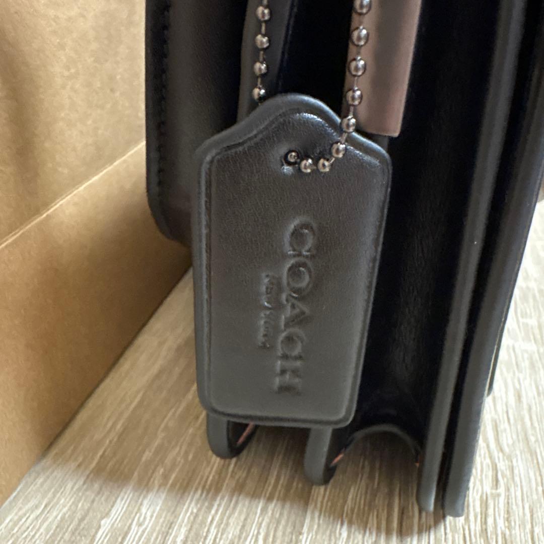 COACH タビーブラックショルダーバック