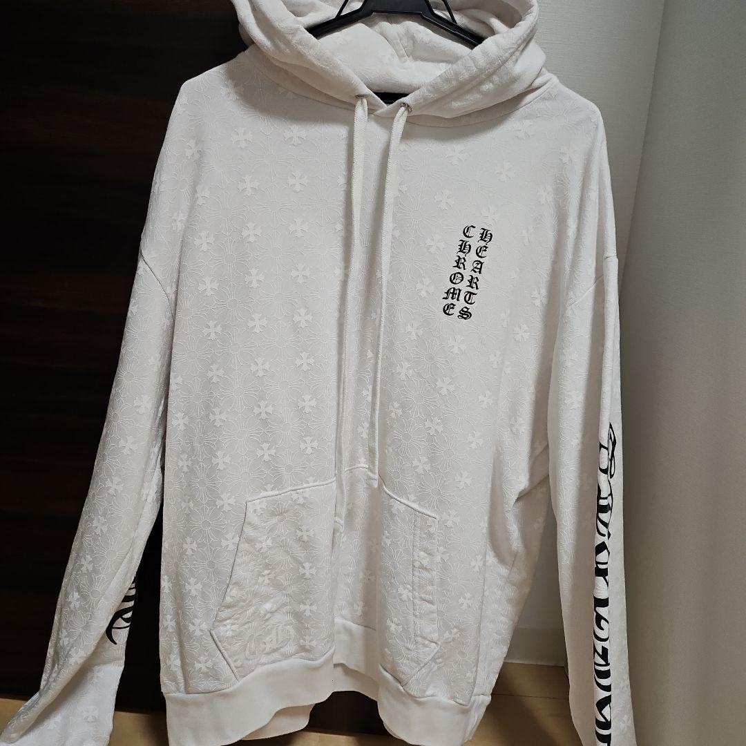 Chrome Hearts ホワイト パーカー　アリンコ