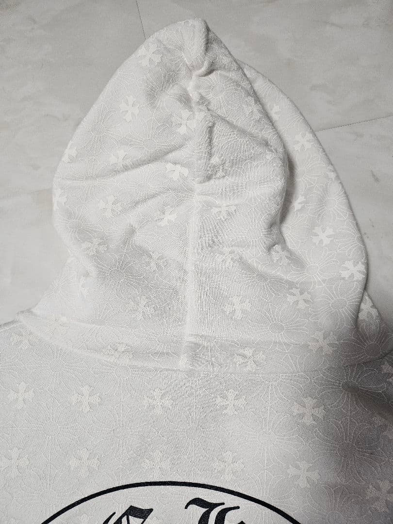 Chrome Hearts ホワイト パーカー　アリンコ