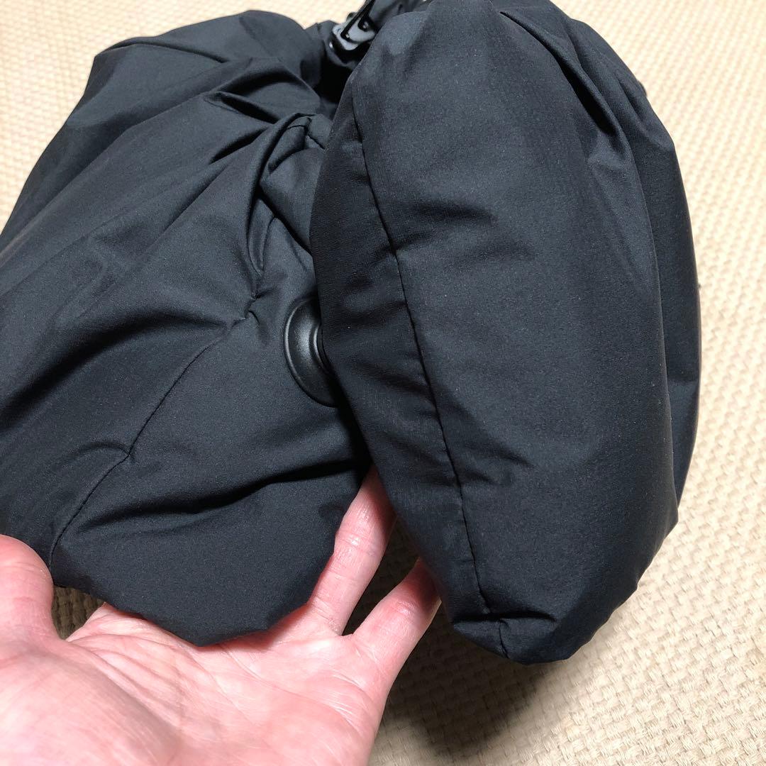 新品　スノーピーク　ダウンマフラーブラック　ネックウォーマー