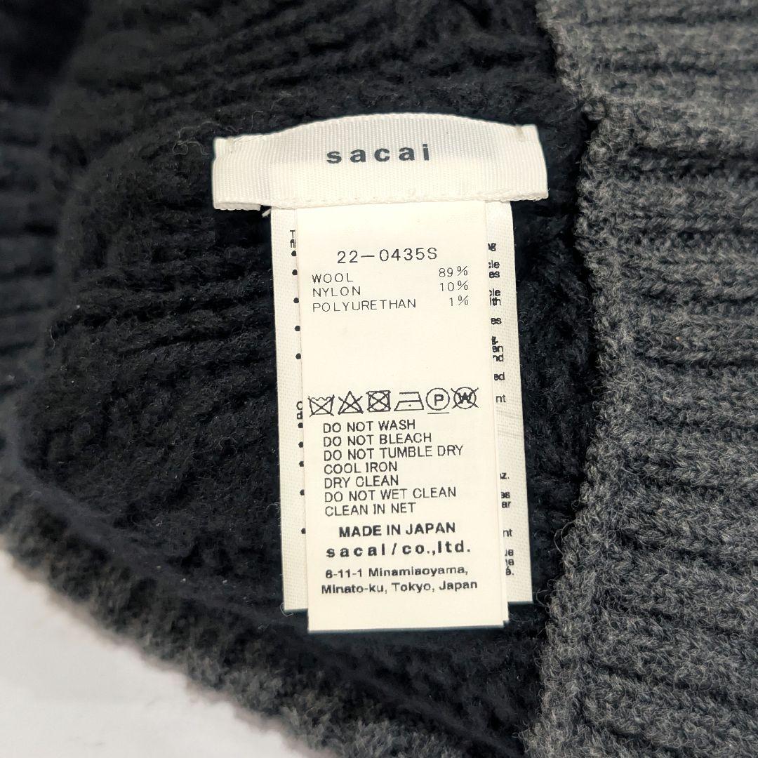 sacai サカイ ニットキャップ 帽子