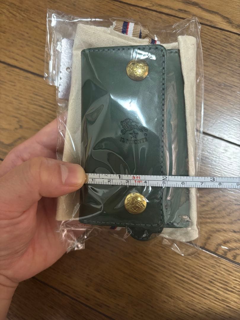 イルビゾンテグリーン レザー キーケース
