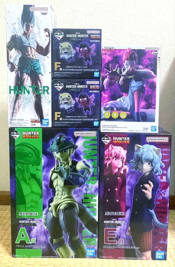 り*。様 一番くじ HUNTER×HUNTER A賞メルエム E賞ピトー ゴンさ