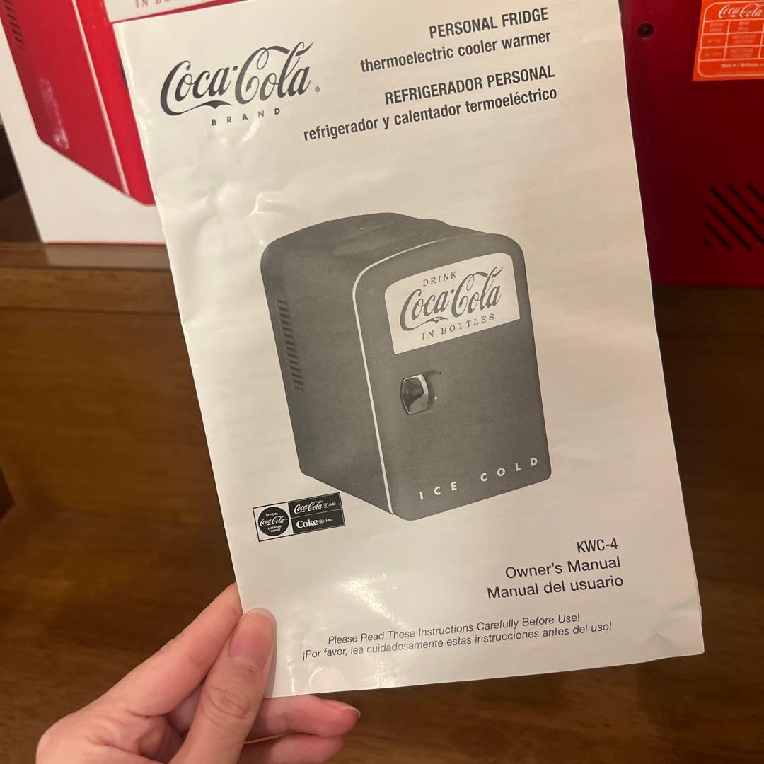 中古品 コカ・コーラ ポータブル ミニ 冷蔵庫