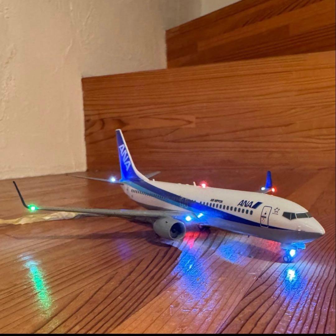 Boeing 737-800 電飾加工済航空機模型