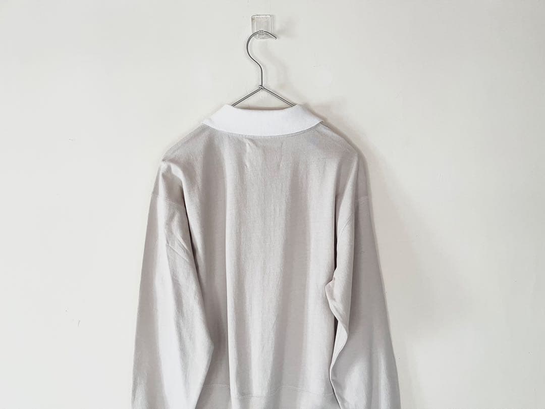 新品タグ付 2025 マーガレットハウエル エアコットン襟付きジャージー