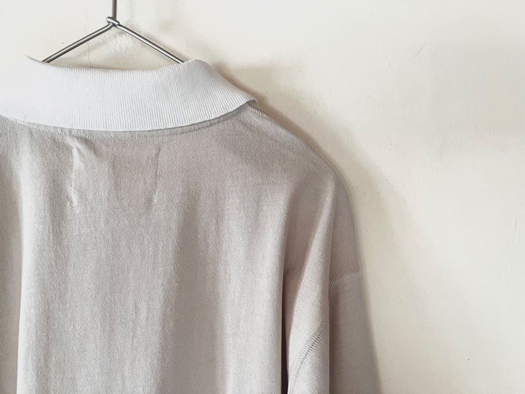 新品タグ付 2025 マーガレットハウエル エアコットン襟付きジャージー