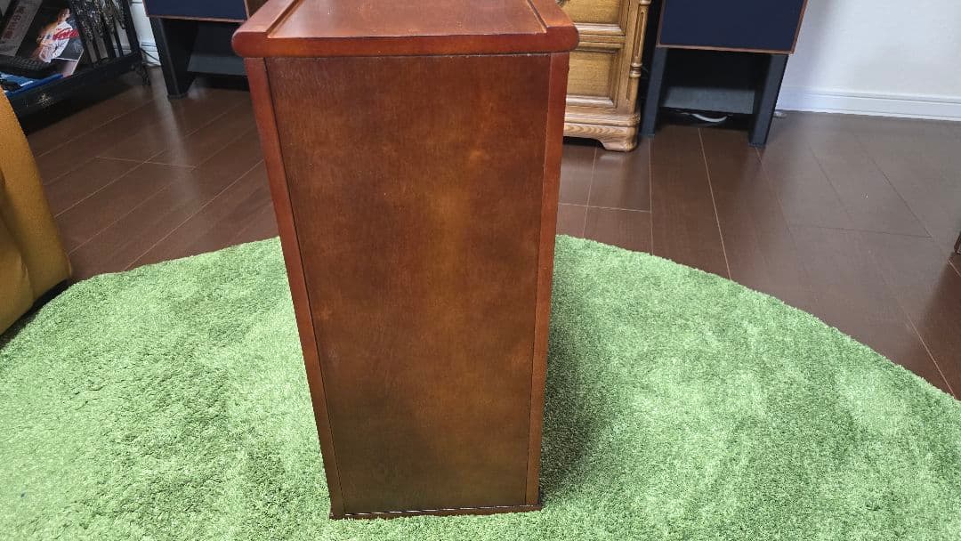 アンティーク風サイドテーブル ベッド横テーブル ソファテーブル 引き出し付き