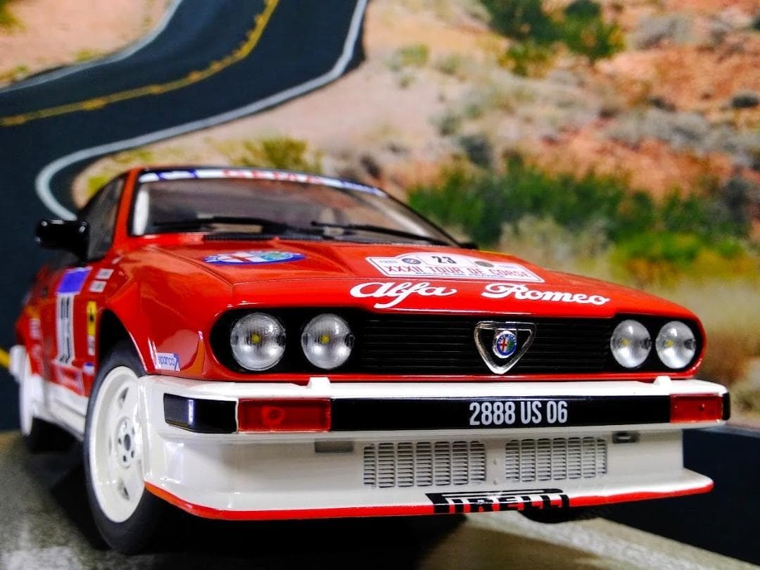1/18 ソリド　アルファロメオ GTV6　ツール・ド・コルス 1985