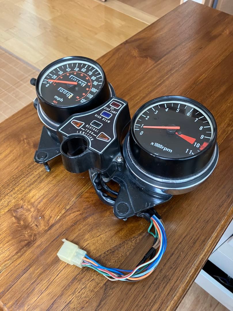 最終【針修理済み】当時物ND製/ホンダ系　(CB750four2)メーターセット