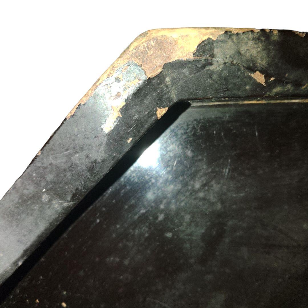 金蒔絵吉祥文八角鉢　漆器