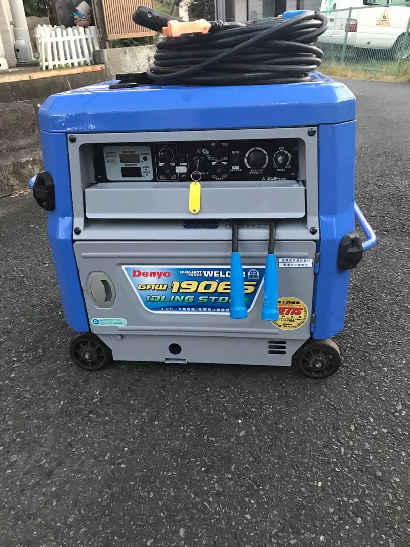 Denyo GAW-190ES ポータブル発電機溶接機￼
