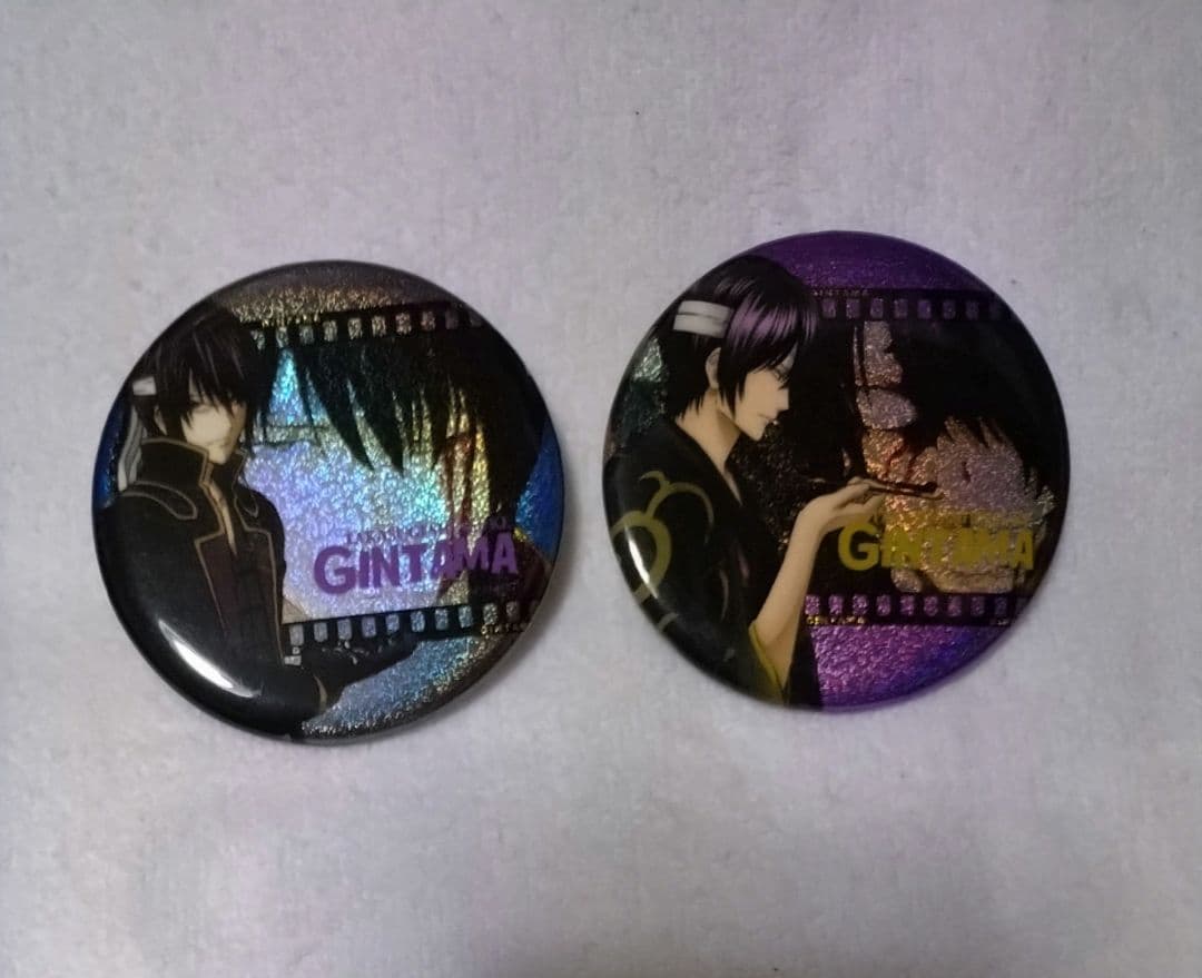 【最終値下げ】銀魂　クリスタライトカンバッジ　缶バッジ　高杉　通常　特典