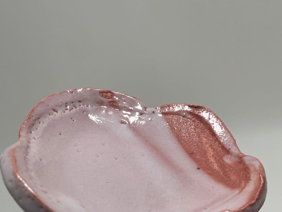 【和食器】　林正太郎　『絵志野梅形銘々皿』5枚　共箱　小皿　菓子皿