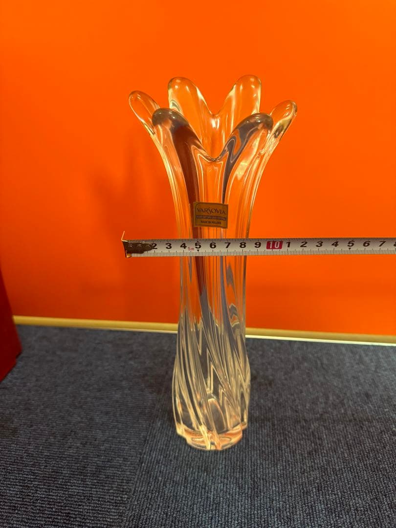 1743 VARSOVIA  ポーランドからの上質なクリスタル　花瓶グラス