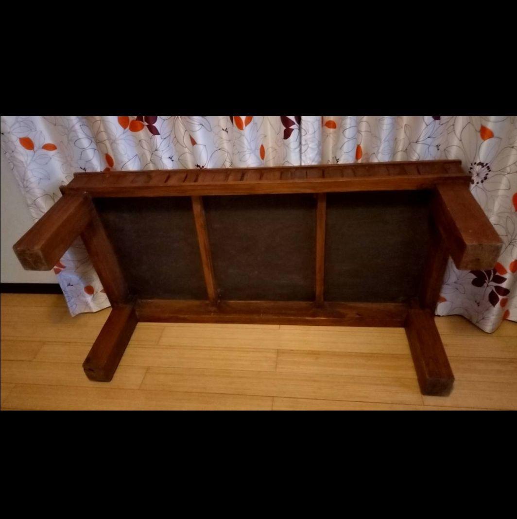 木製パッチワークテーブル