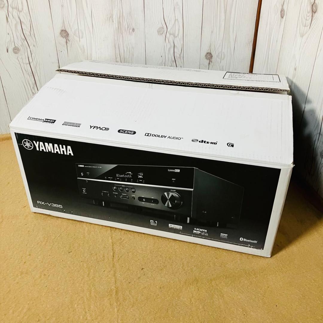 極美品 YAMAHA AVレシーバー RX-V385 ブラック ヤマハ 外箱付き