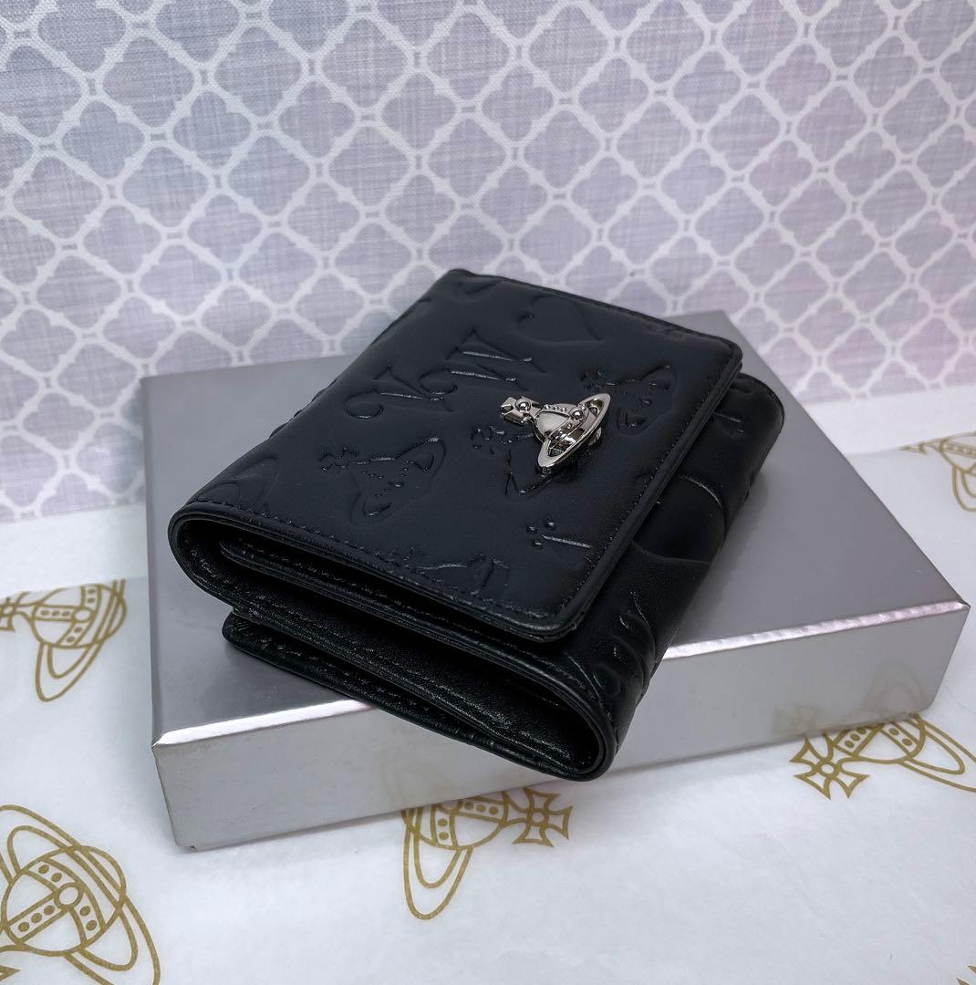 【新作✩内柄も素敵】Vivienne Westwood 三つ折り財布 マット
