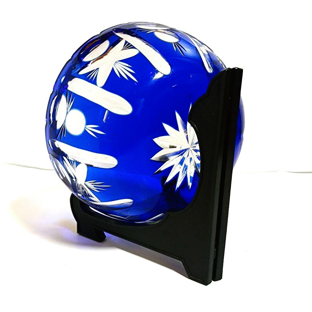 【希少】大正ロマン　切子　ウランガラス　大鉢