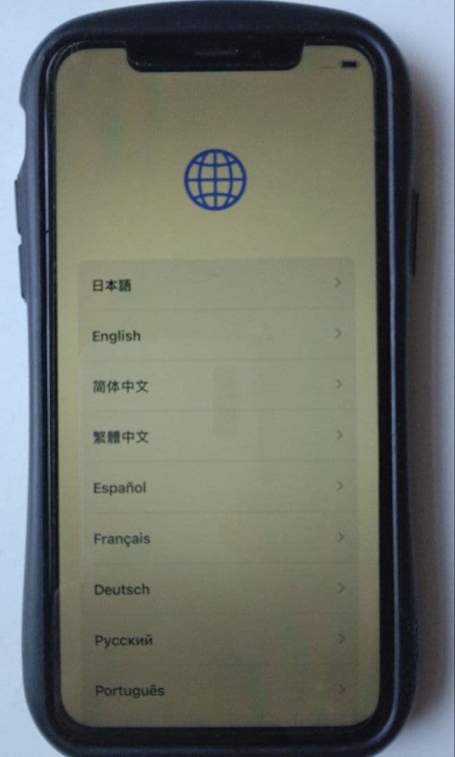 Apple iPhone Xs ホワイト ミッキーマウスケース付き