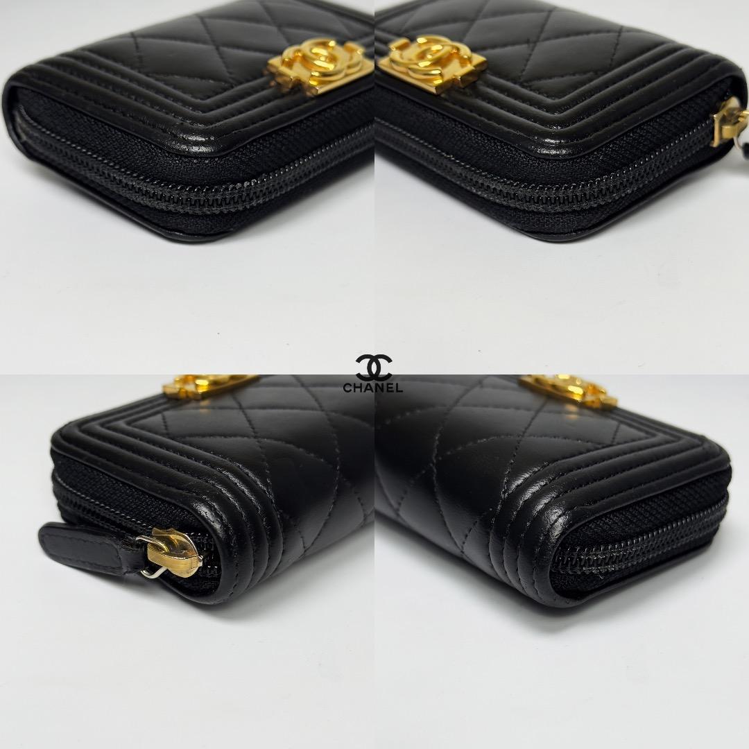 正規品　CHANEL ボーイシャネル　ゴールド金具　小銭入れ　ケース