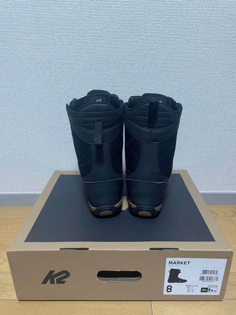 送料無料 K2 MARKET ブーツ ブラック　26cm (箱付)
