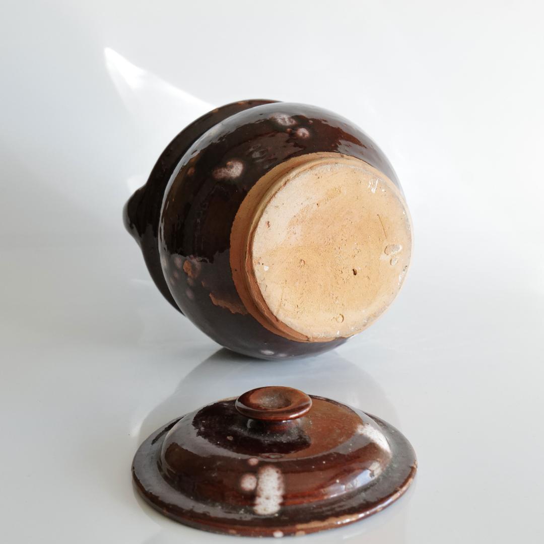 キュノワールに似た陶器 昔のおべんとう箱