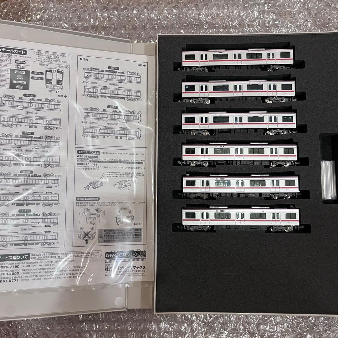 GREENMAX製 Nゲージ 鉄道模型 阪神9000系 6両編成セット 4262