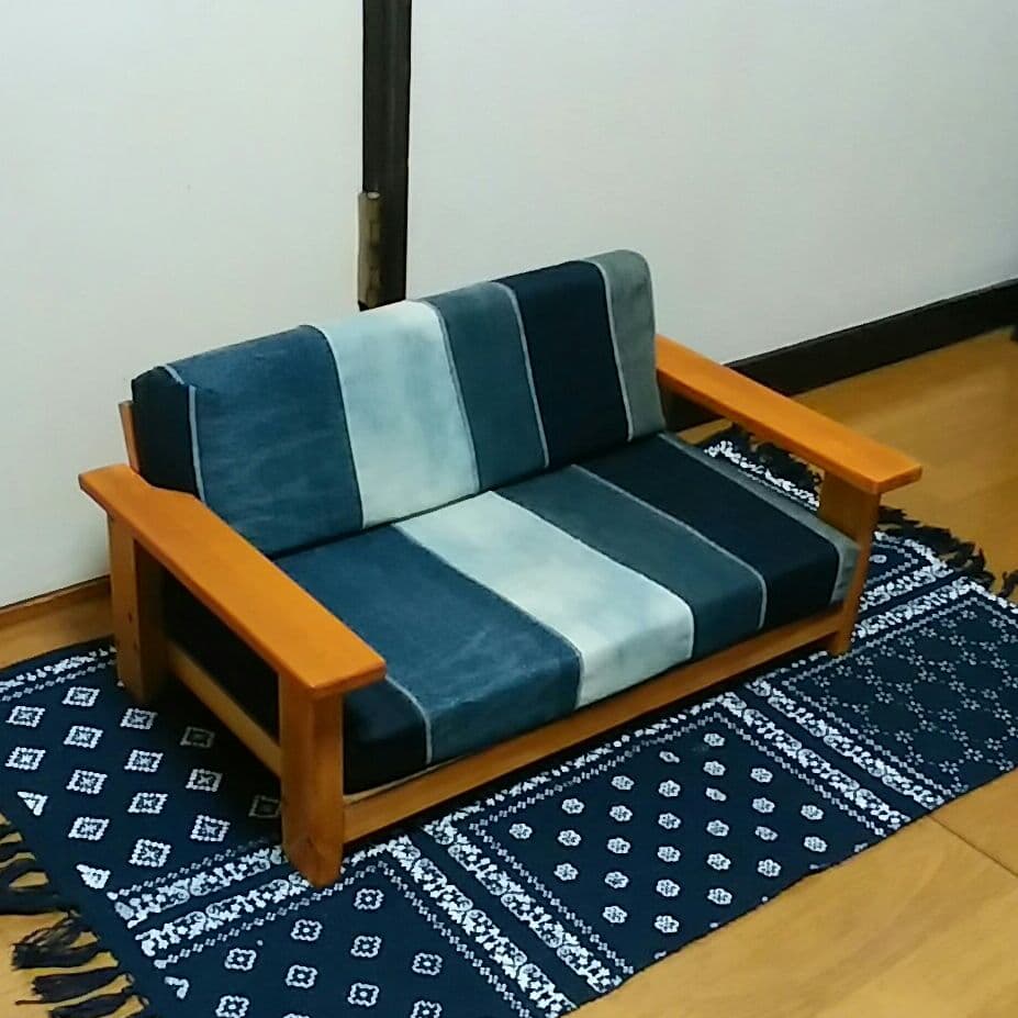 リメイク デニム★ペットソファー①