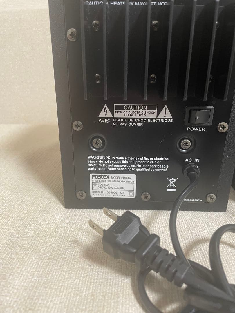 FOSTEX PM0.4 モニタースピーカー ブラック 2台セット