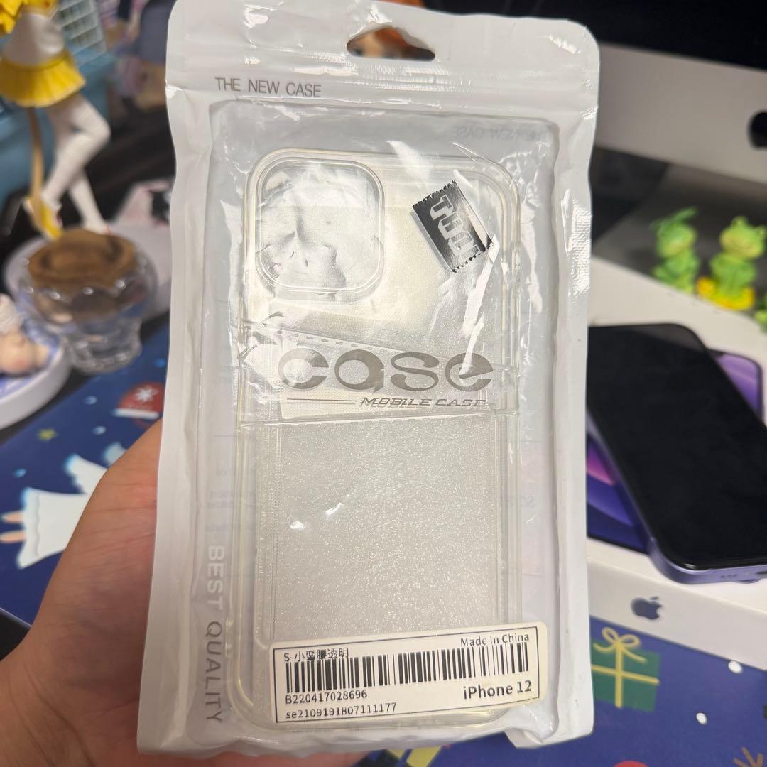 Apple iPhone 12 パープル 充電ケーブルと箱付 BT-88%