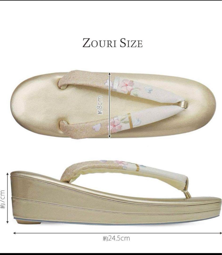 週末お値下げ　成人式　バッグと紺色下駄のセット