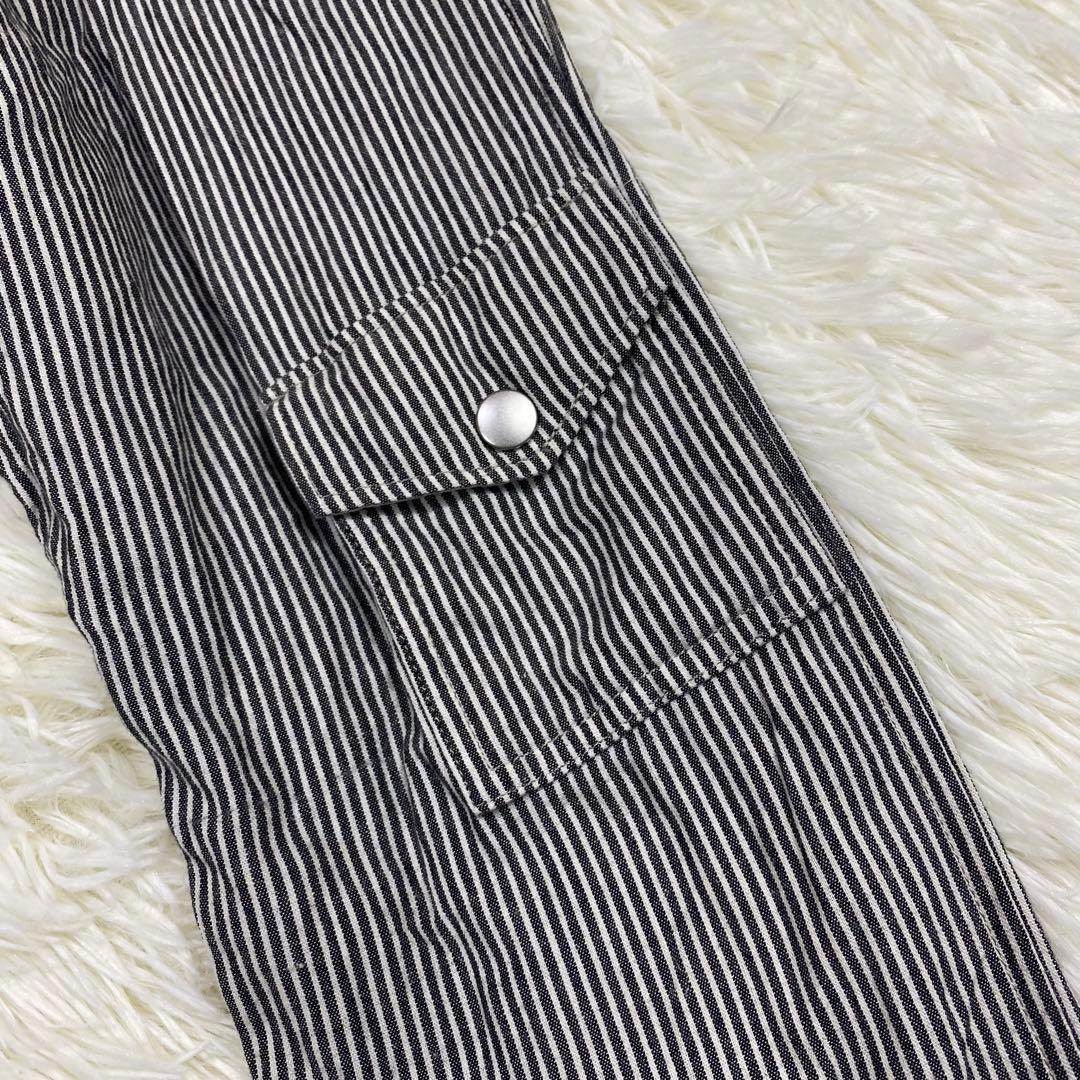 『NOZOMI ISHIGURO』(S) ストライプ サルエルパンツ