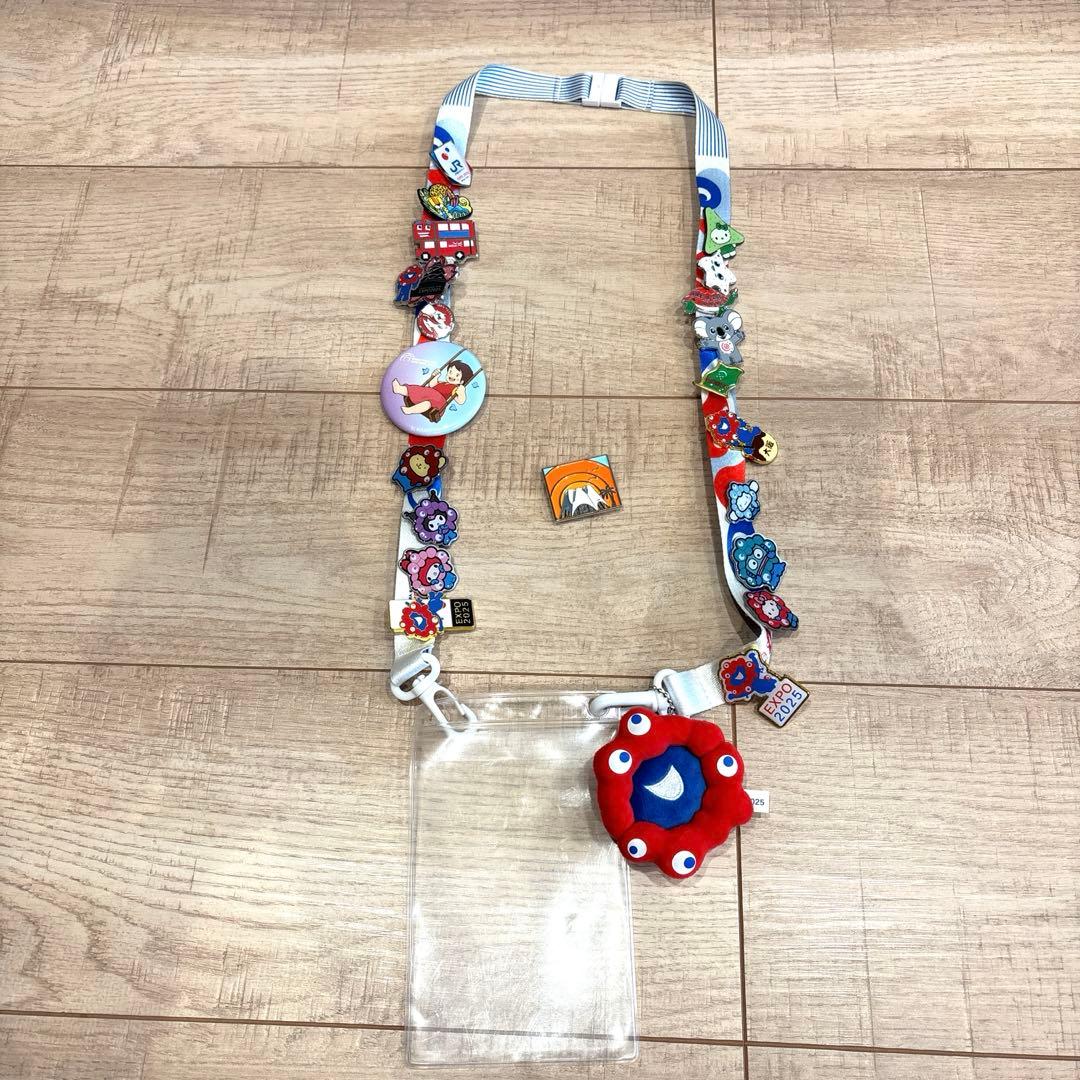 大阪万博2025 EXPO サンリオ、ミャクミャク、パビリオンピンバッジセット