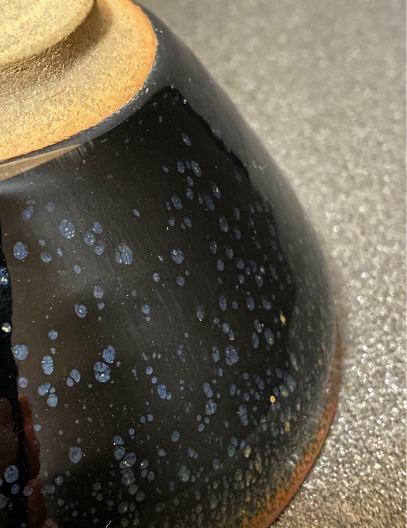 建盞 Jian ware 天目茶碗 油滴天目 Tenmoku 桶谷寧 A03