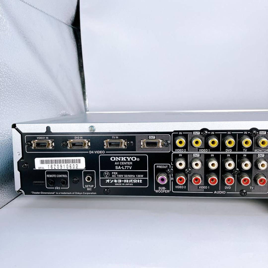 ONKYO SA-L77V AVアンプ シルバー