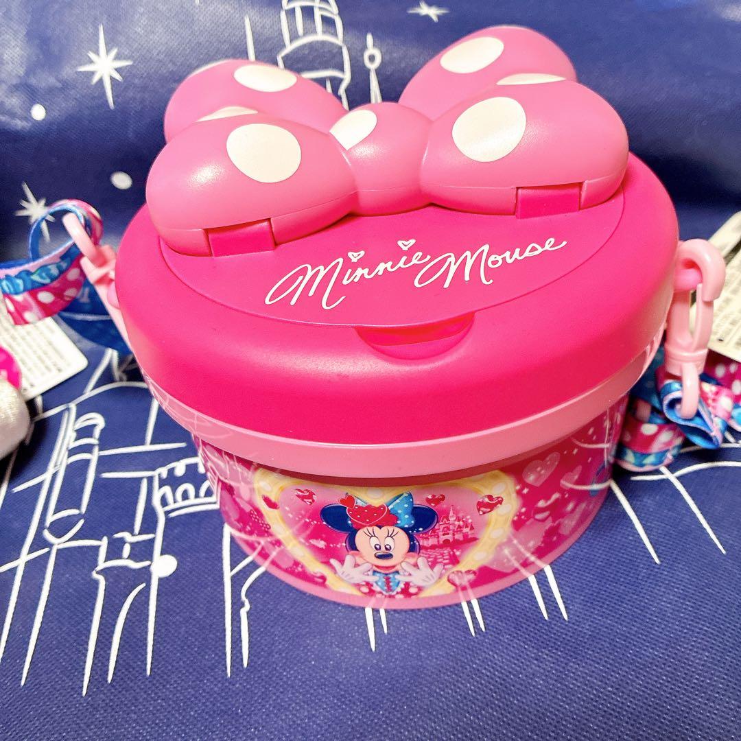 【新品未使用】ポップコーンバケット　スナックケース　セット　ミニー　パルパルーザ