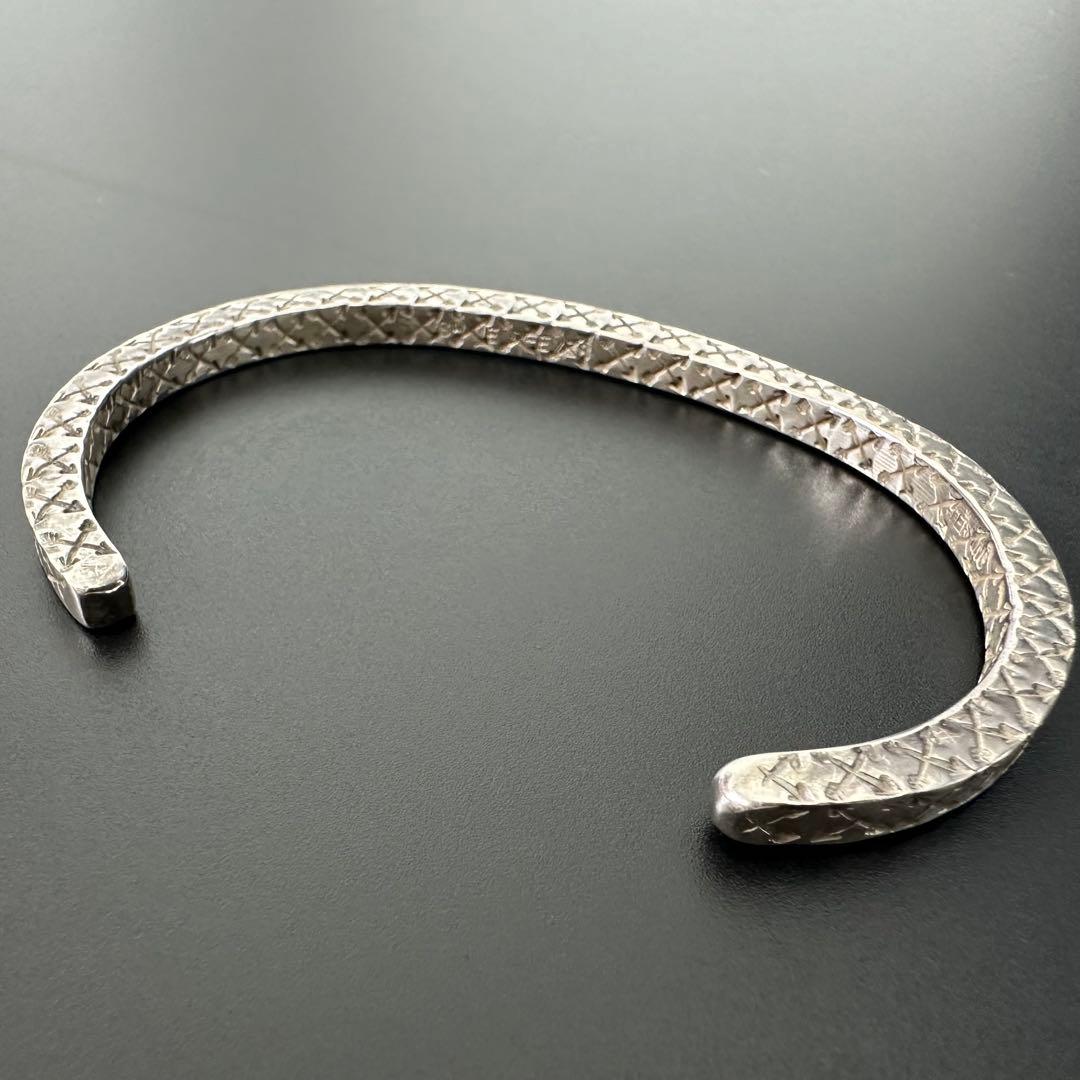 美品 NAVAJO Sunshine Reeves 4面スタンプワーク バングル