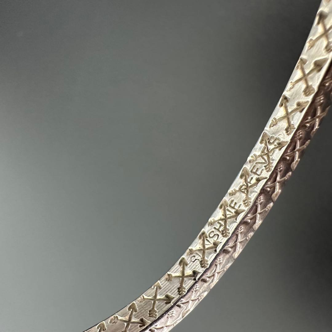 美品 NAVAJO Sunshine Reeves 4面スタンプワーク バングル