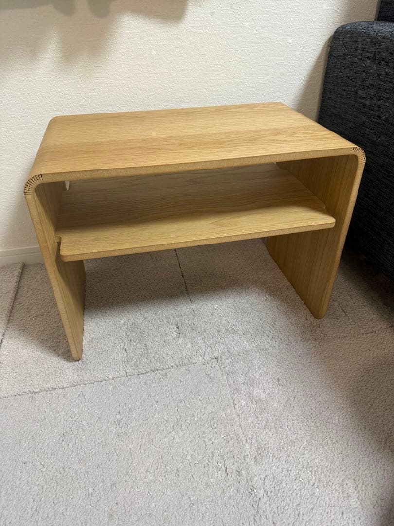 KEYUCAクワミサイドテーブル コの字型サイドテーブル