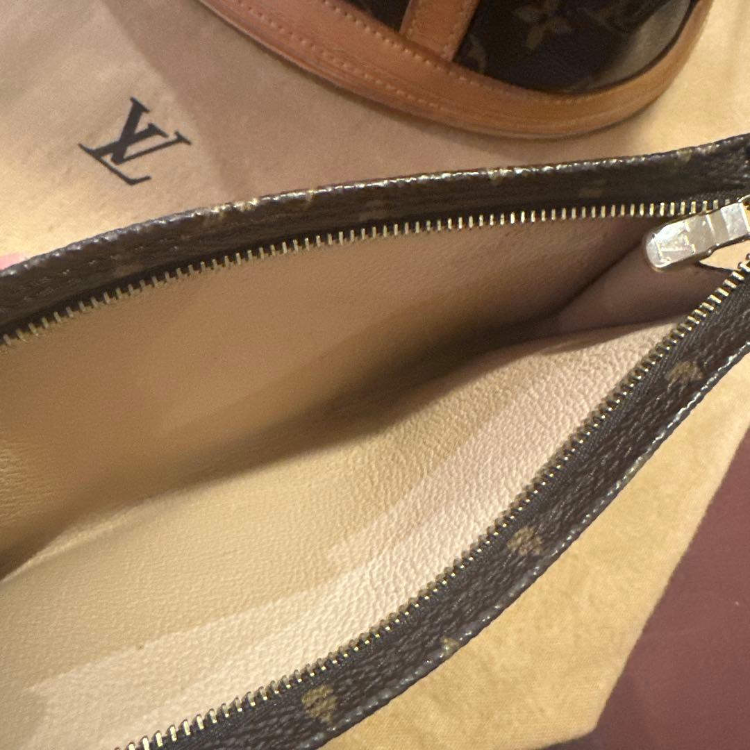 ルイヴィトン モノグラム バケットGM ポーチ付