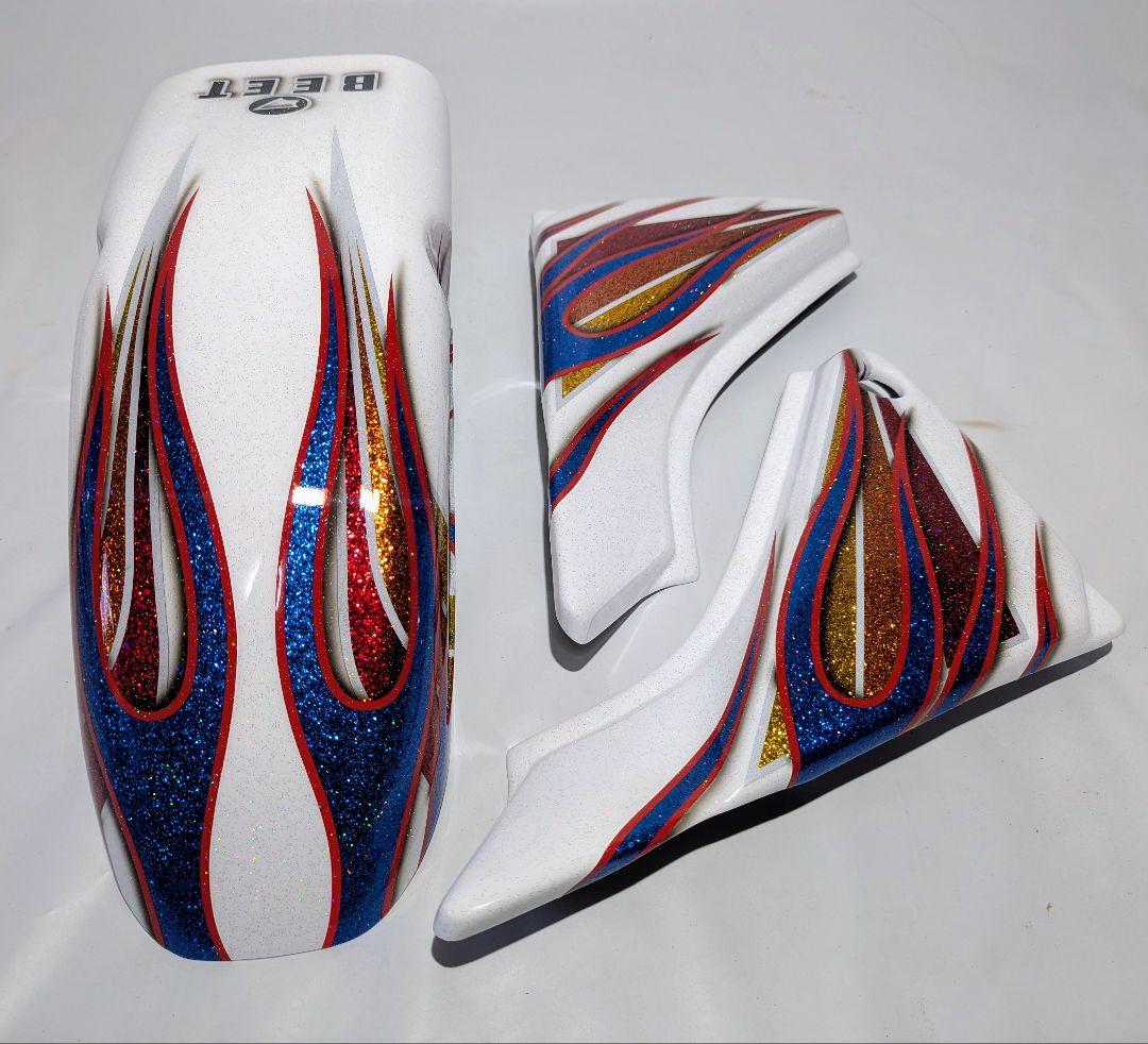 ゼファーχ 外装セット　送料無料　カスタムペイント　反射　ゼファー400