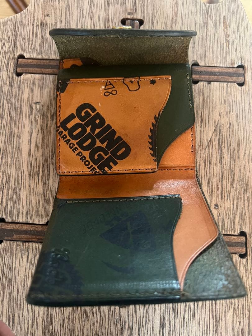 GRINDLODGE×Boab leather works 生刷り財布