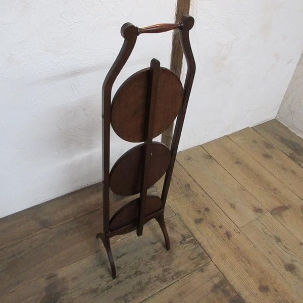 イギリス アンティーク 家具 ケーキスタンド プランツスタンド 英国 6887d